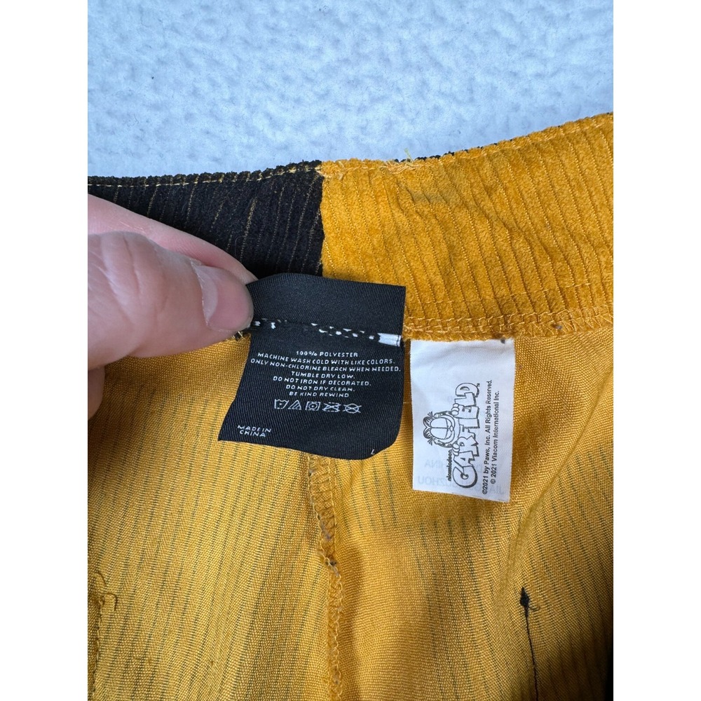 Dumbgood Garfield Corduroy Pants Womens Large Fits 34x30 - Checkered - READ - Picture 8 of 16